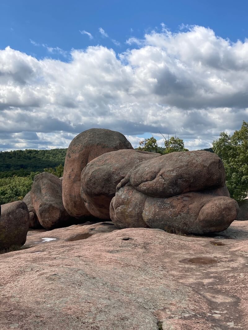 See Giant Boulders at Elephant Rocks State Park