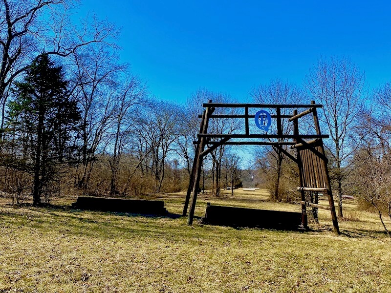 Finding a Horse Jumping Course in Queeny Park