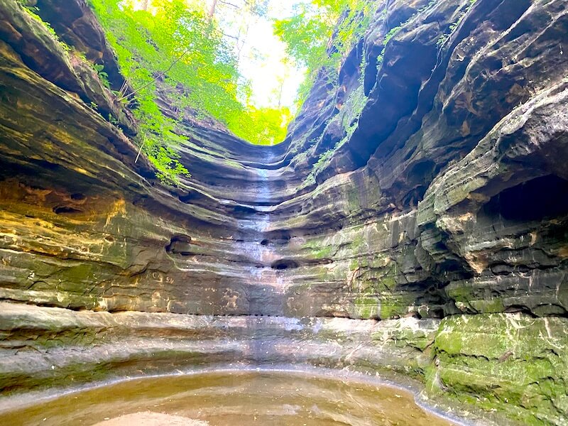 Starved Rock State Park Hiking French Canyon