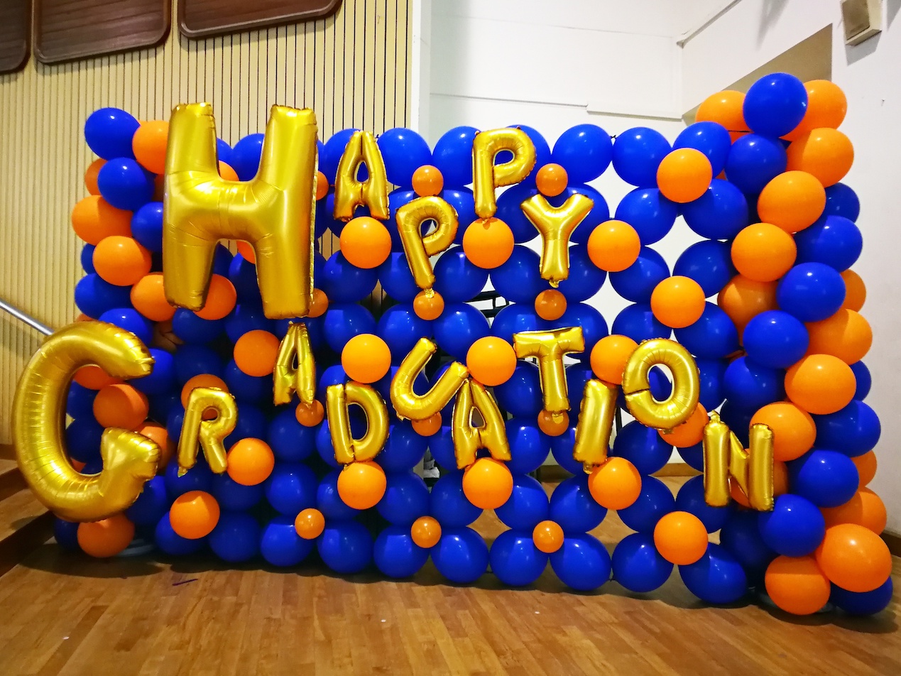 Happy Graduation Balloon Backdrop Display THAT Balloons