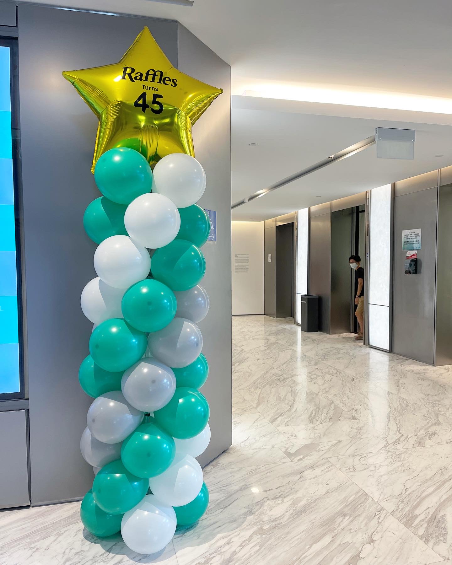 Customisable Balloon Pillars Decoration in Singapore THAT