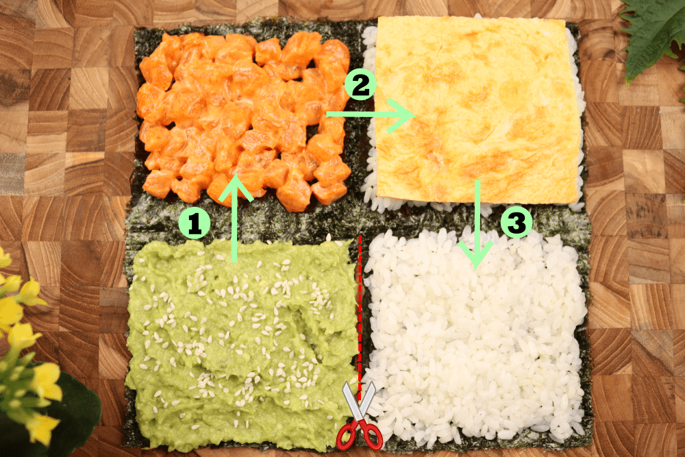Folded Kimbap Korean Tortilla Hack (Fun & VIRAL!) That Cute Dish!