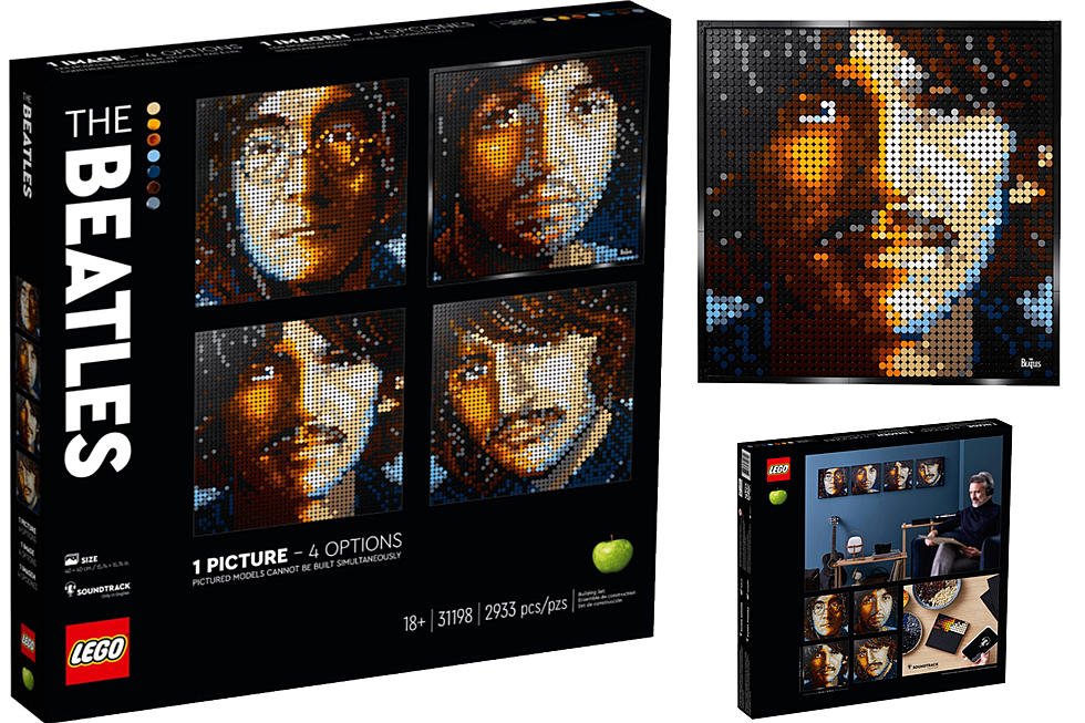 LEGO Art revealed as mosaic sets of The Beatles now available That