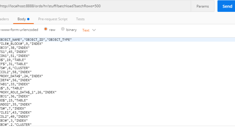 Bulk Load an Oracle Table from CSV via REST ThatJeffSmith