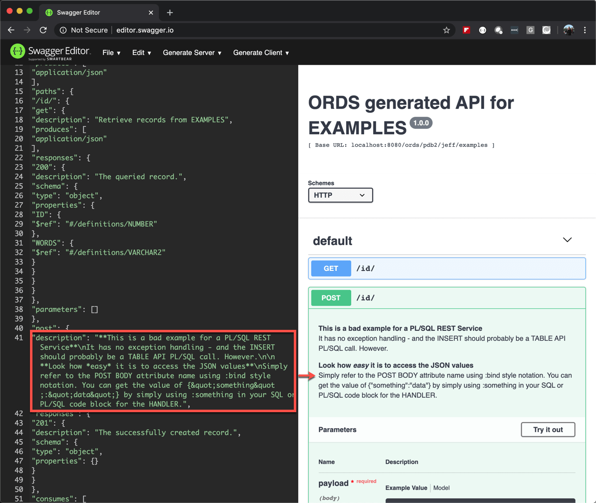 How to customize your OpenAPI Doc for Oracle REST Data Services