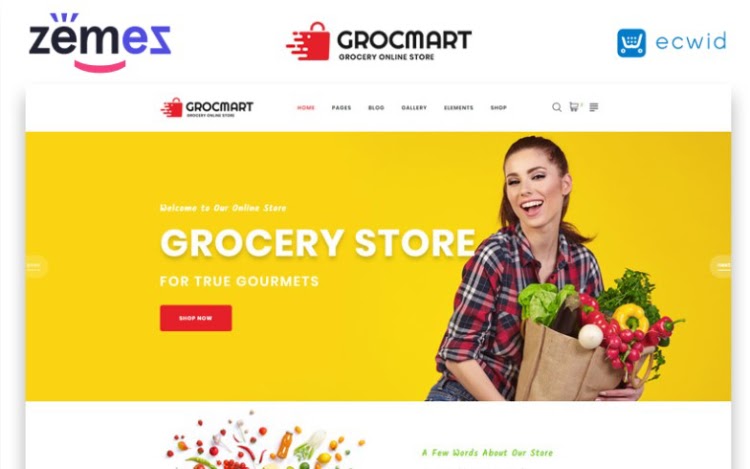 Top 5 Online Grocery Store HTML5 Website Templates