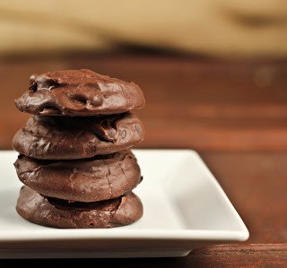 Death by Chocolate Cookies Death by Chocolate Cookies on a white plate circa 2011