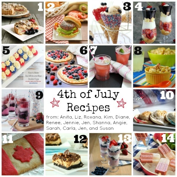 July4 Collage 3 4th of July recipe photo collage.