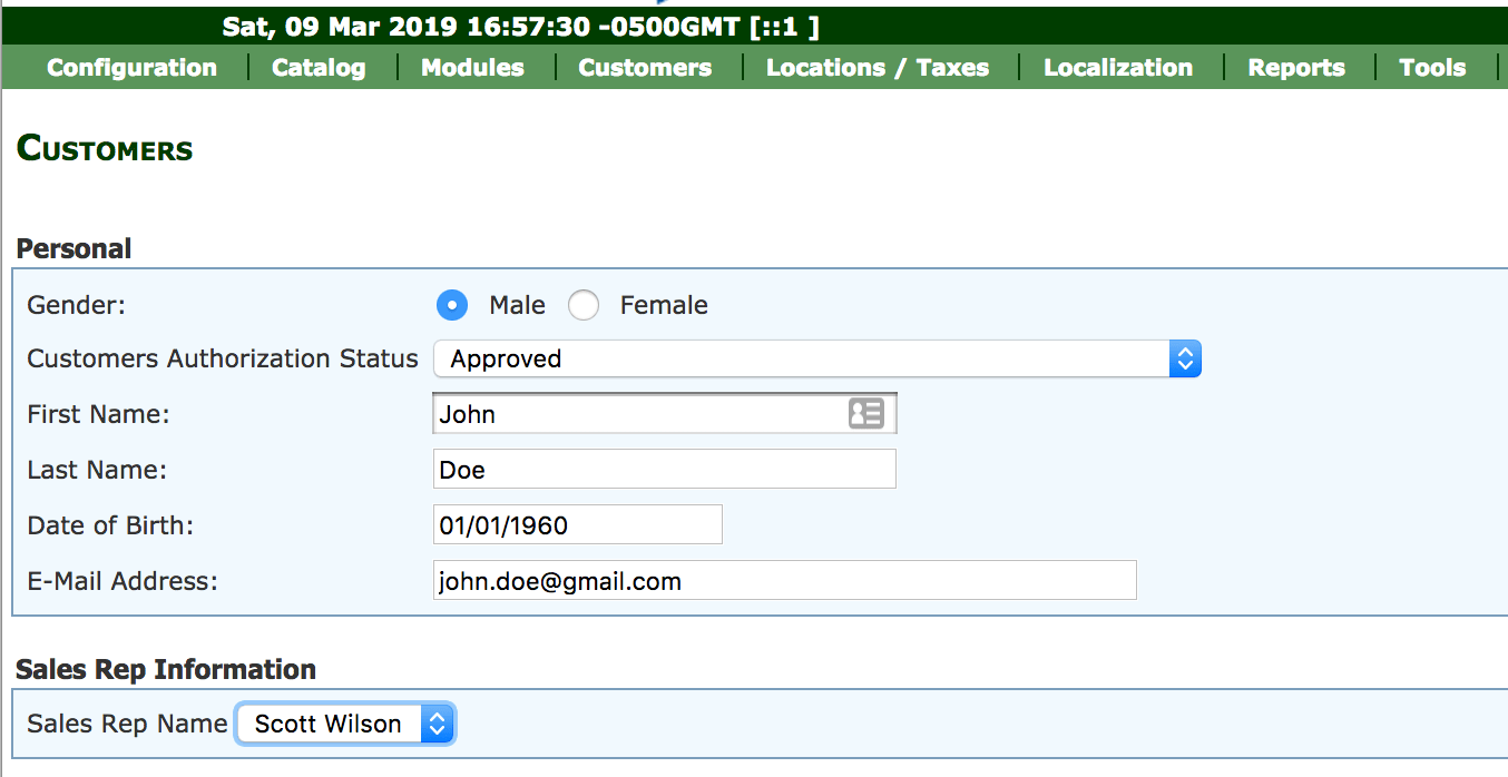 Zen Cart Sales Rep Management Zen Cart Modifications by That Software Guy