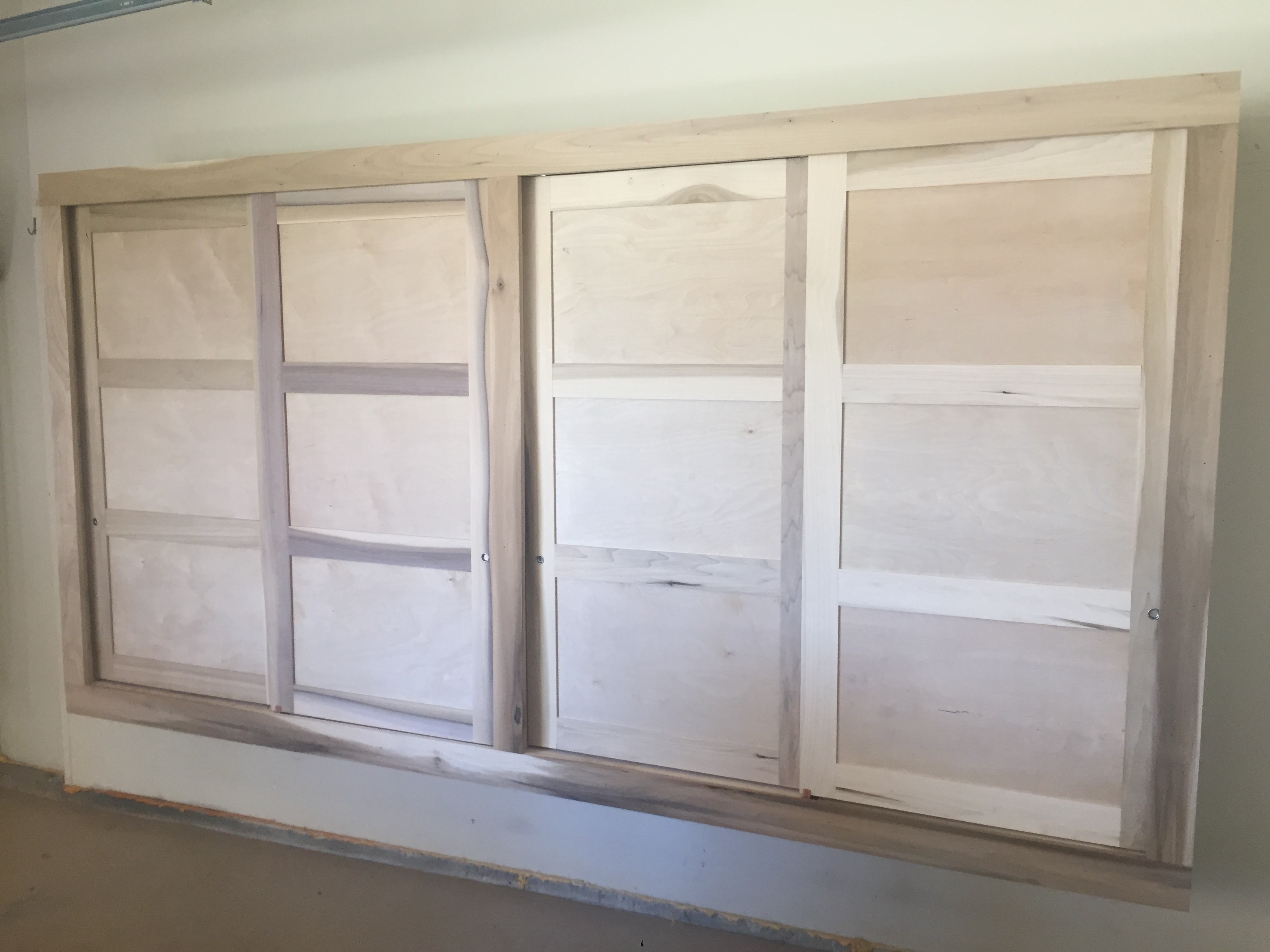 Built Storage with Sliding Doors That Thing I Did