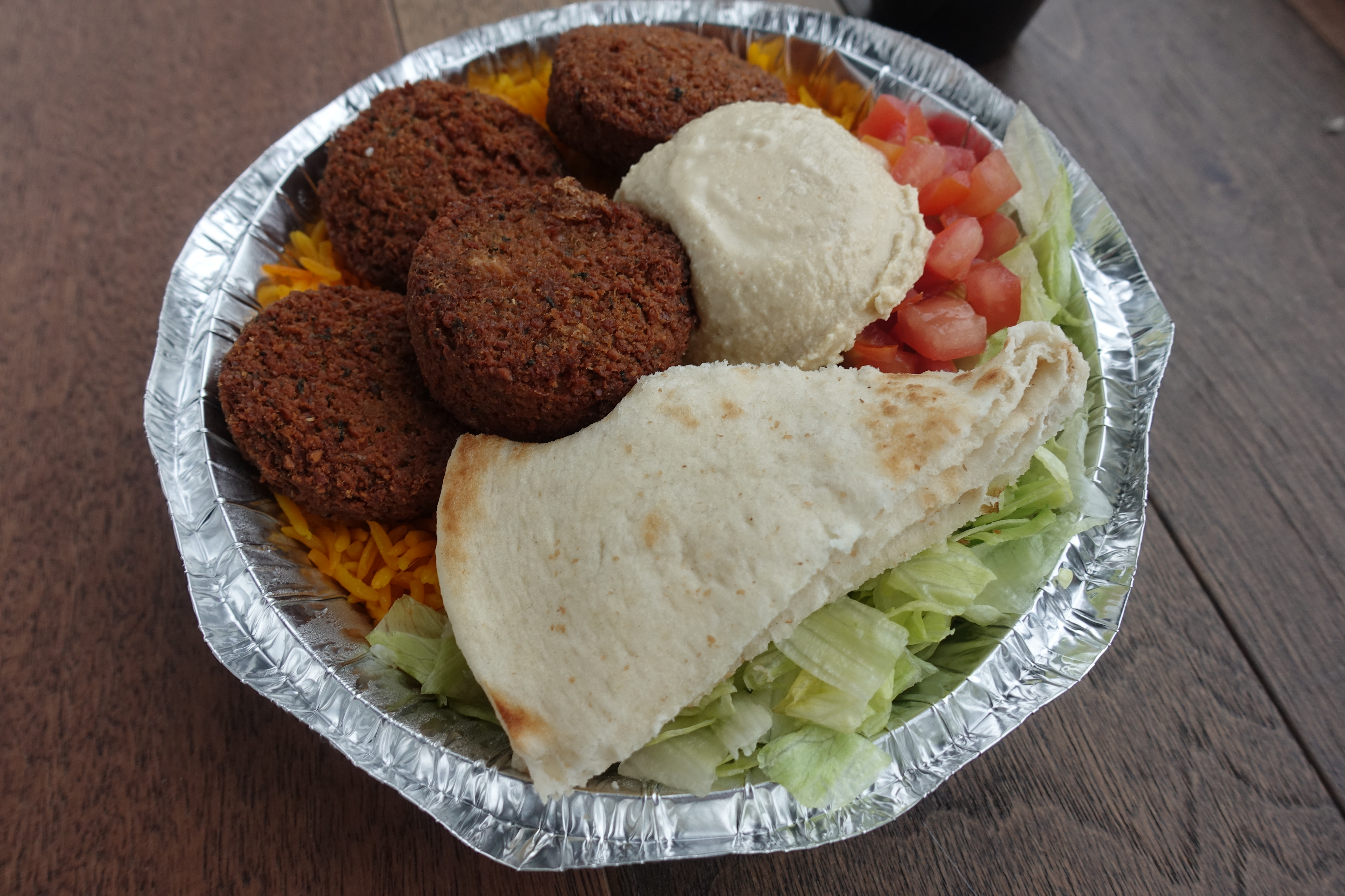 Vegan at The Halal Guys Los Angeles, CA