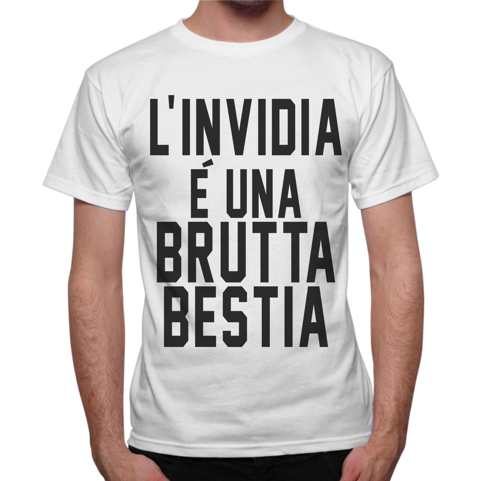 TShirt Uomo L'INVIDIA BRUTTA BESTIA The Different