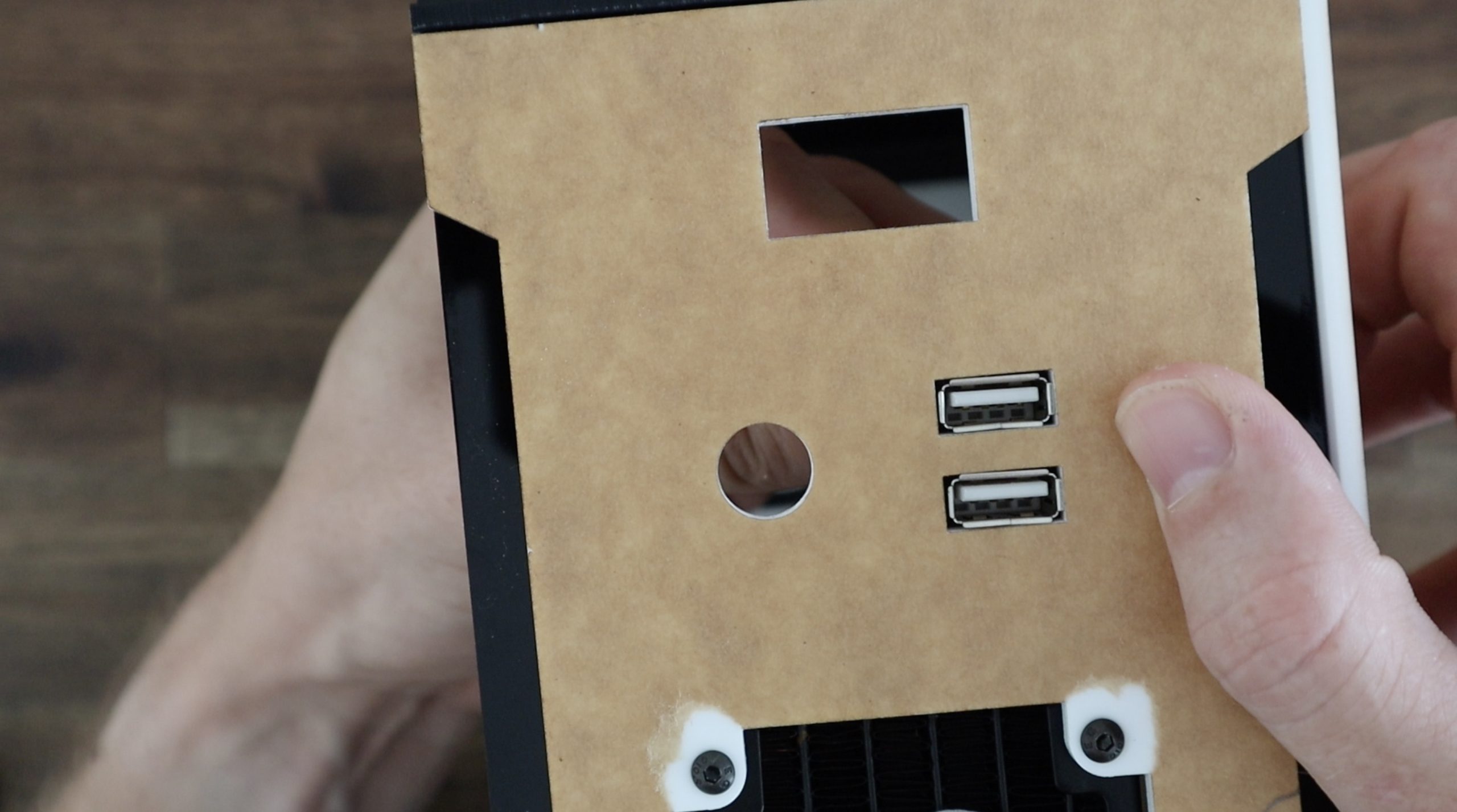 Mounting USB Ports onto Front Panel The DIY Life