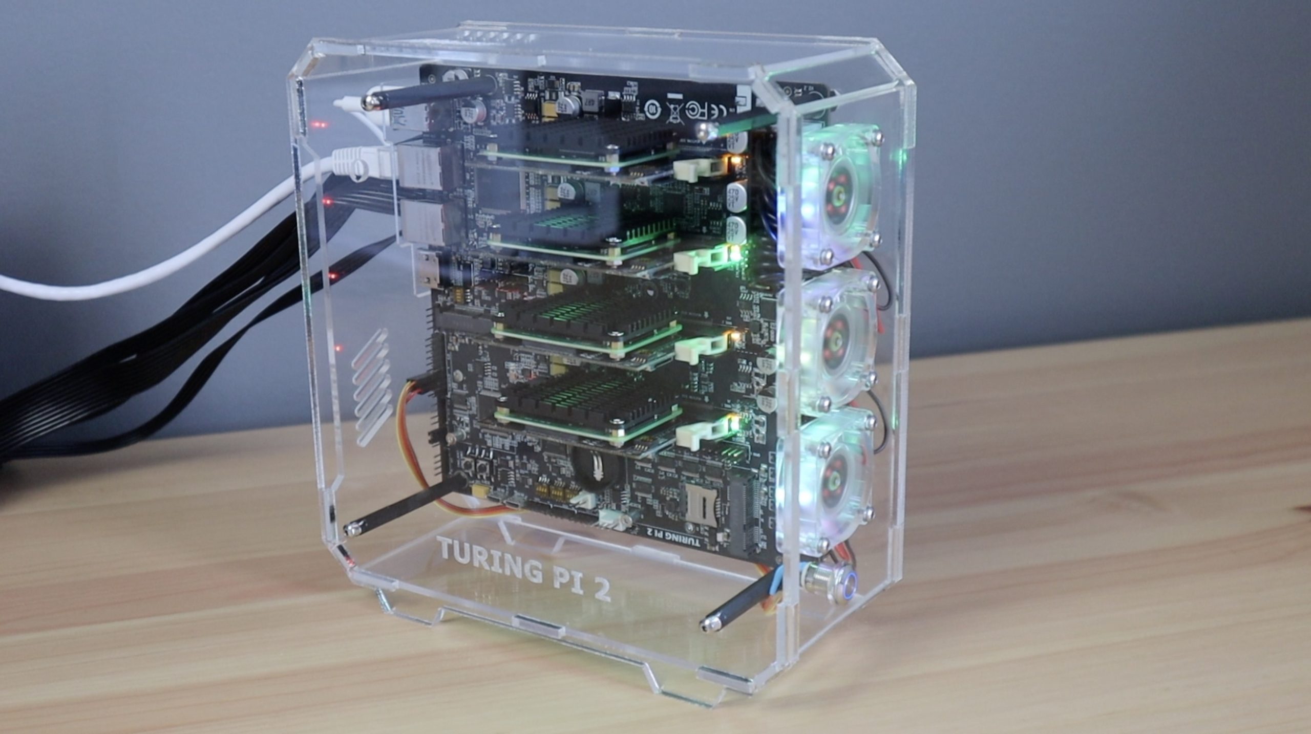 Turing Pi 2 In Clear Acrylic Case The DIY Life
