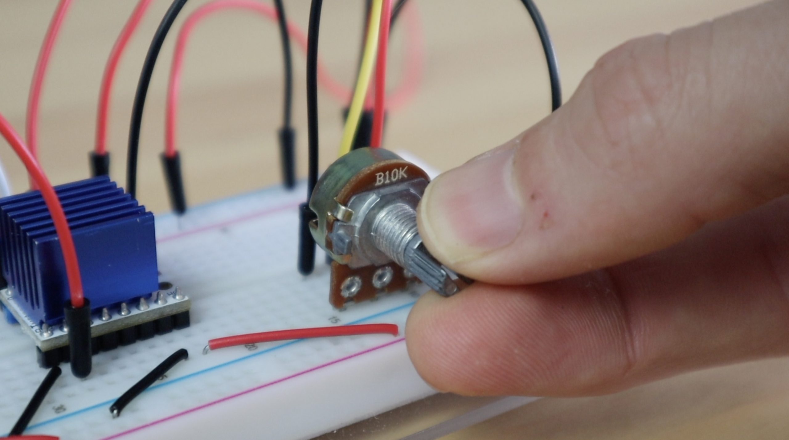 Potentiometer To Adjust Stepper Motor Speed The DIY Life