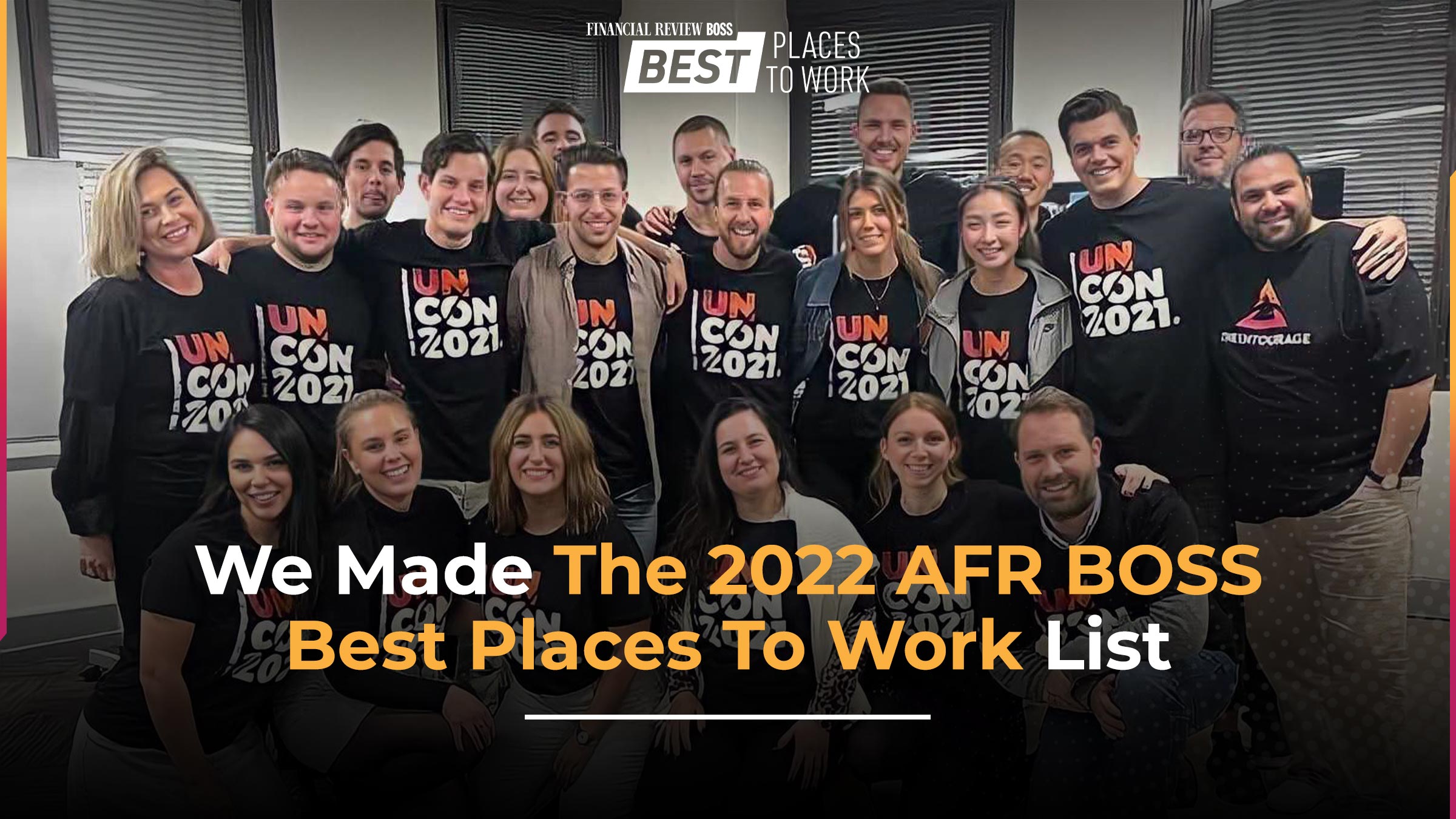 AFR BOSS Best Places to Work LinkedIn
