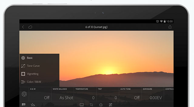 Adobe Lightroom Android App is Now Available for Free