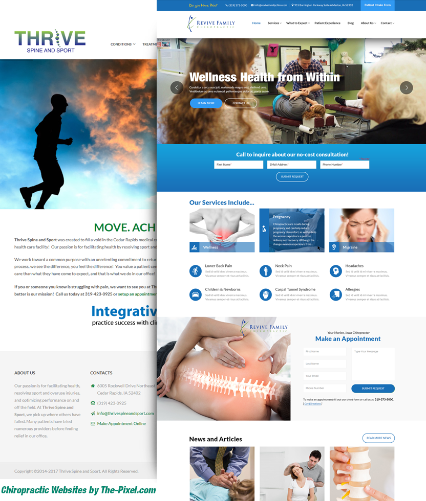 Chiropractic Website Design, UX Design, SEO Strategies