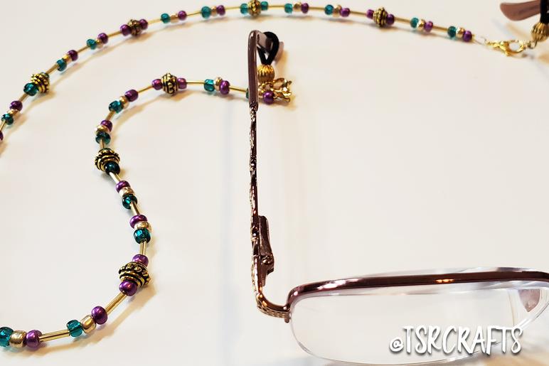 DIY Beaded Eyeglasses Chain Tutorial