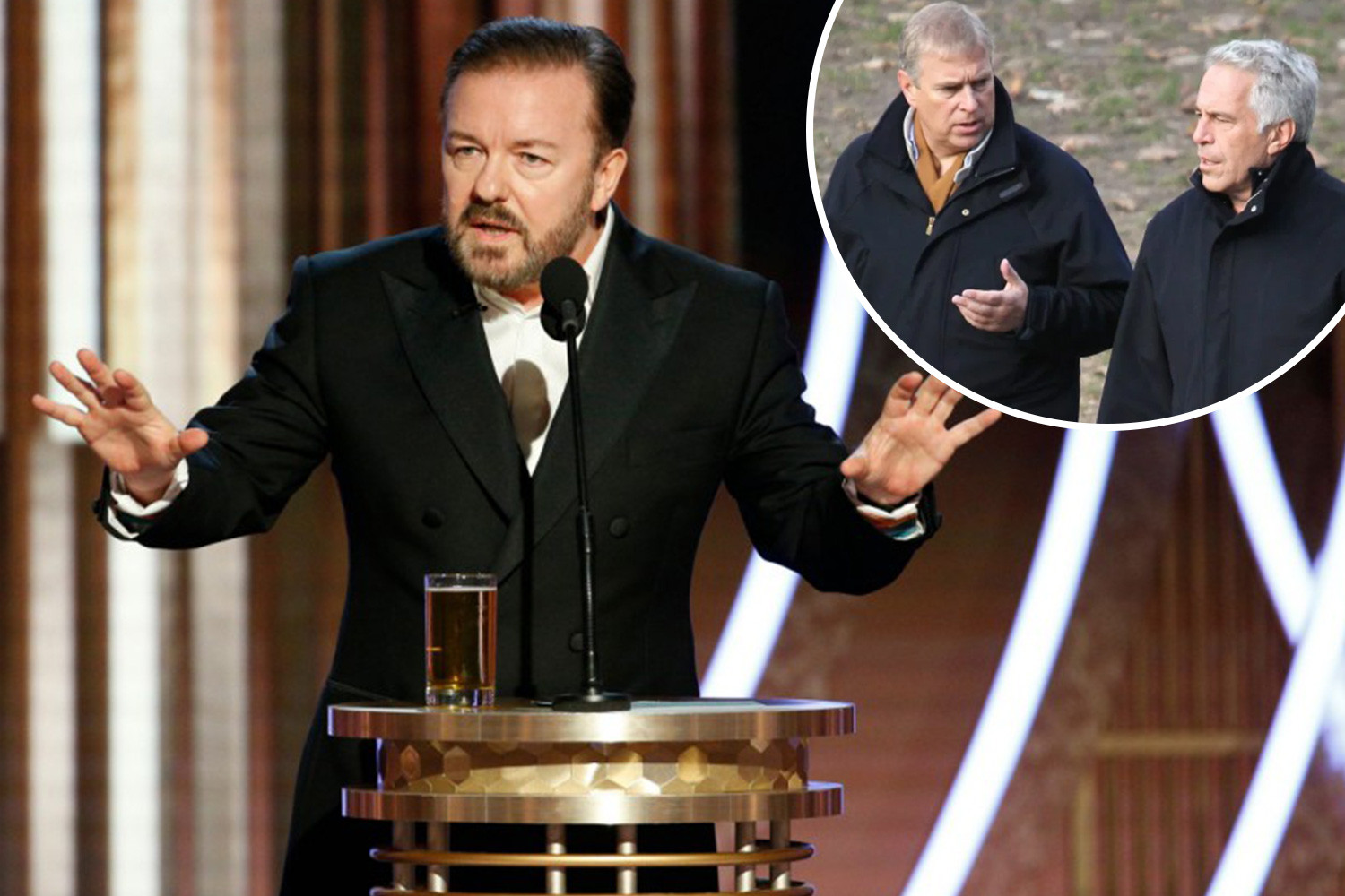Golden Globes 2020 Ricky Gervais shocks Hollywood’s elite with jokes