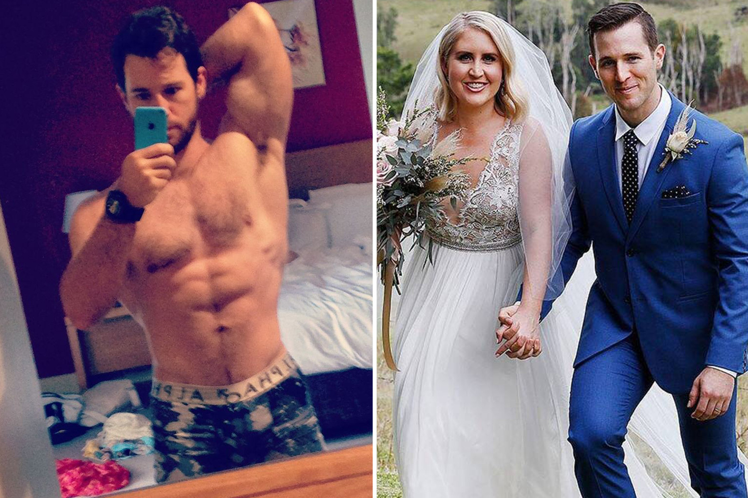 Married At First Sight Australia 'virgin' Matthew Bennett poses topless