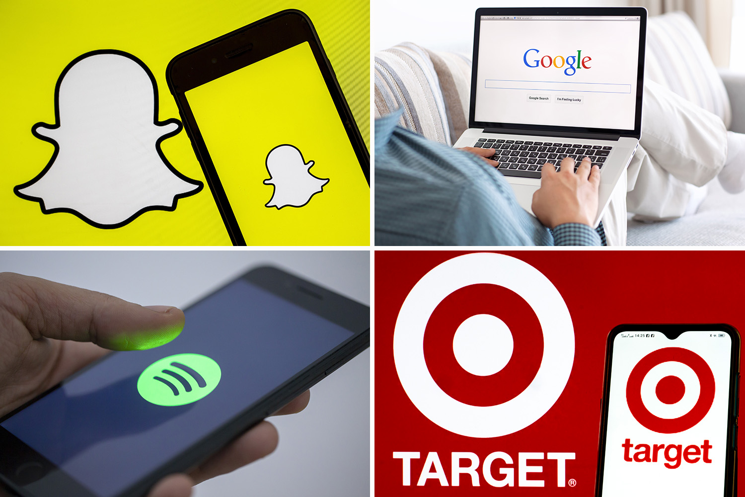 Snapchat, Google, Spotify and Target among dozens of apps