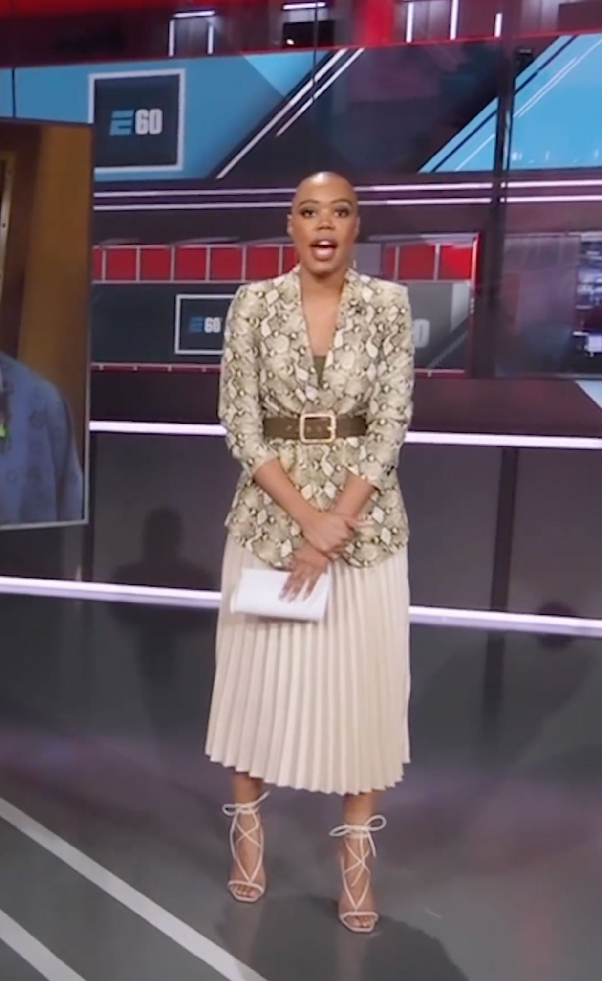 Christine Williamson praised for outfit choice on ESPN before popular(023)