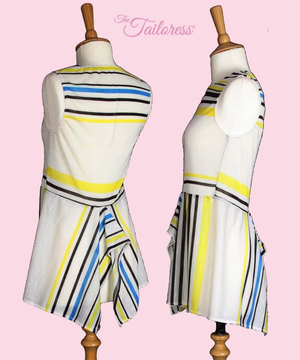 Isabel Handkerchief Top & Dress PDF Sewing Pattern Adult size The Tailoress