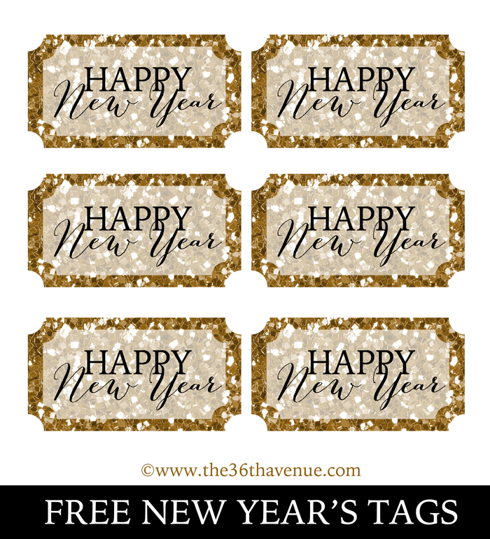 New Years Party Donuts and Printable The 36th AVENUE