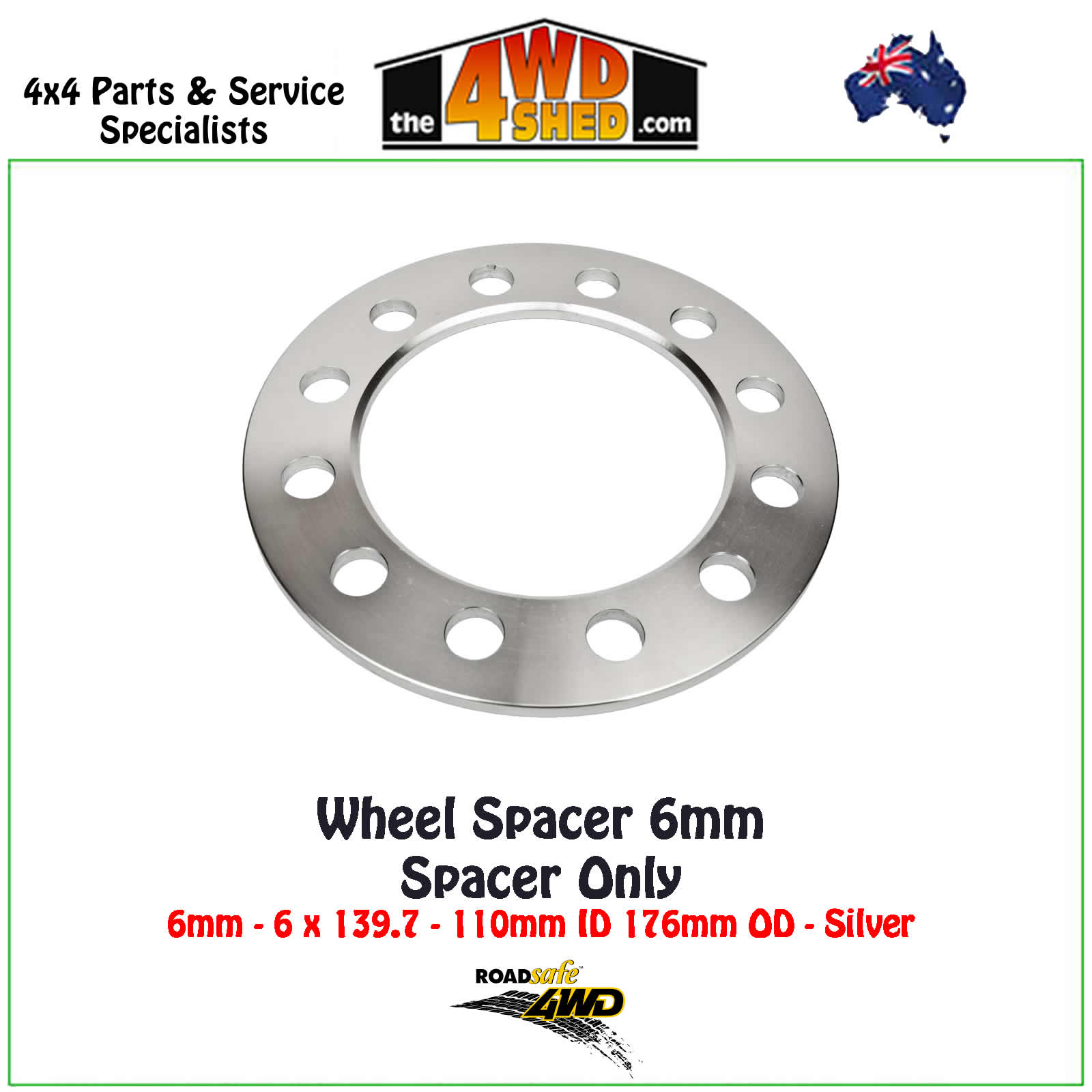 Wheel Spacer 6mm