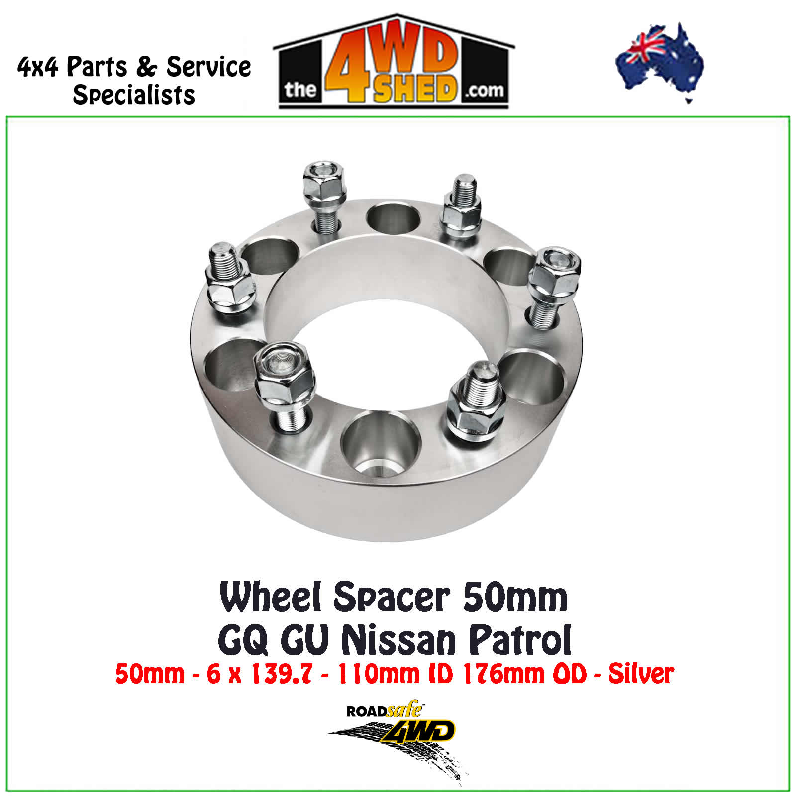 Wheel Spacer GQ GU Nissan Patrol 50mm