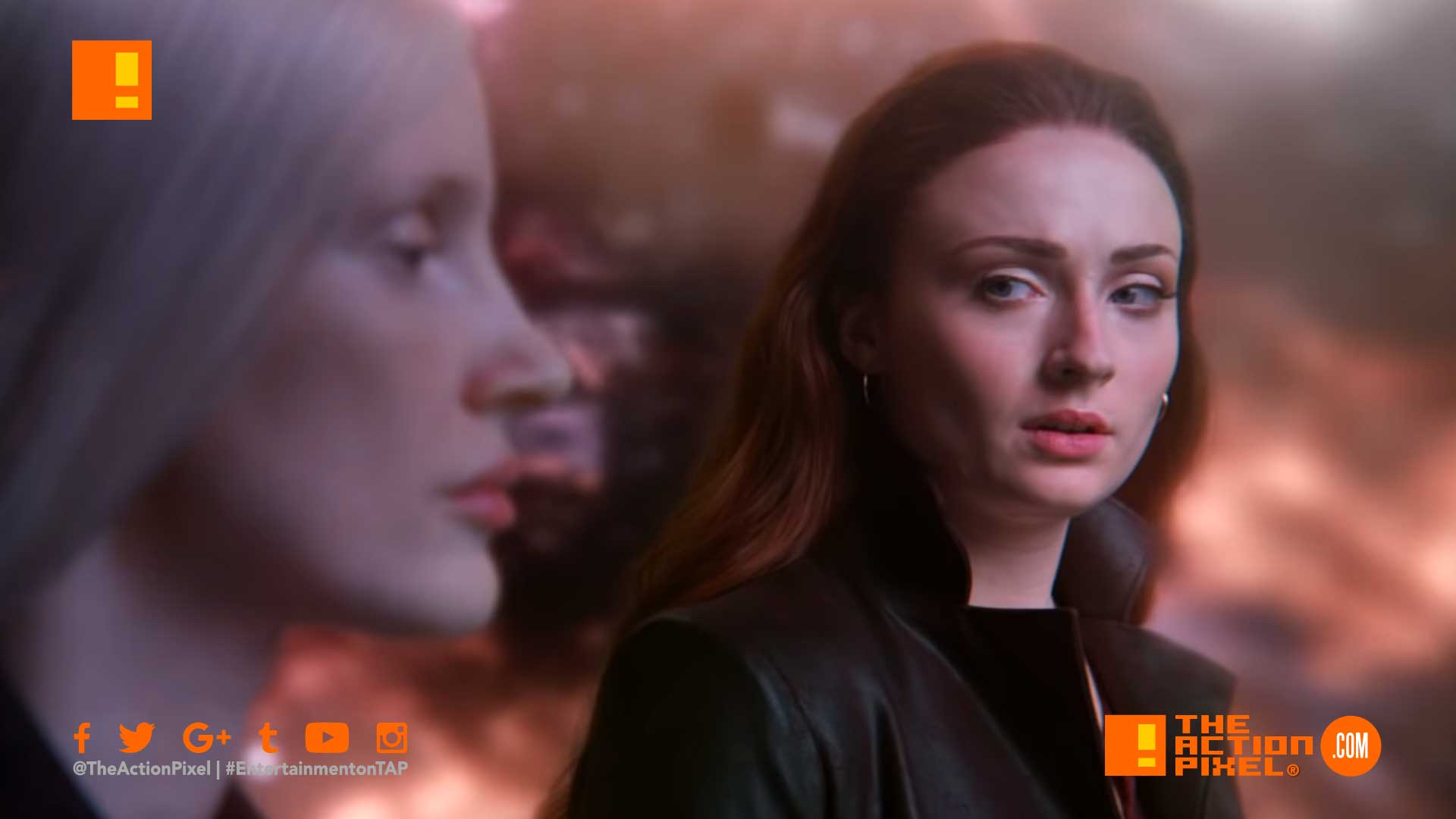 dark phoenix, sophie turner, x-men, xmen, the action pixel, entertainment on tap, phoenix, 20th century fox, jean grey, official trailer ,featured