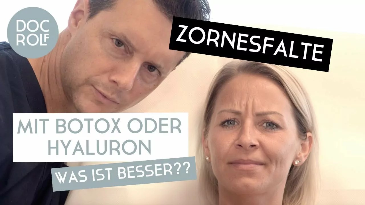 Behandlung der Zornesfalte Botox oder Filler? TheAesthetics Dr