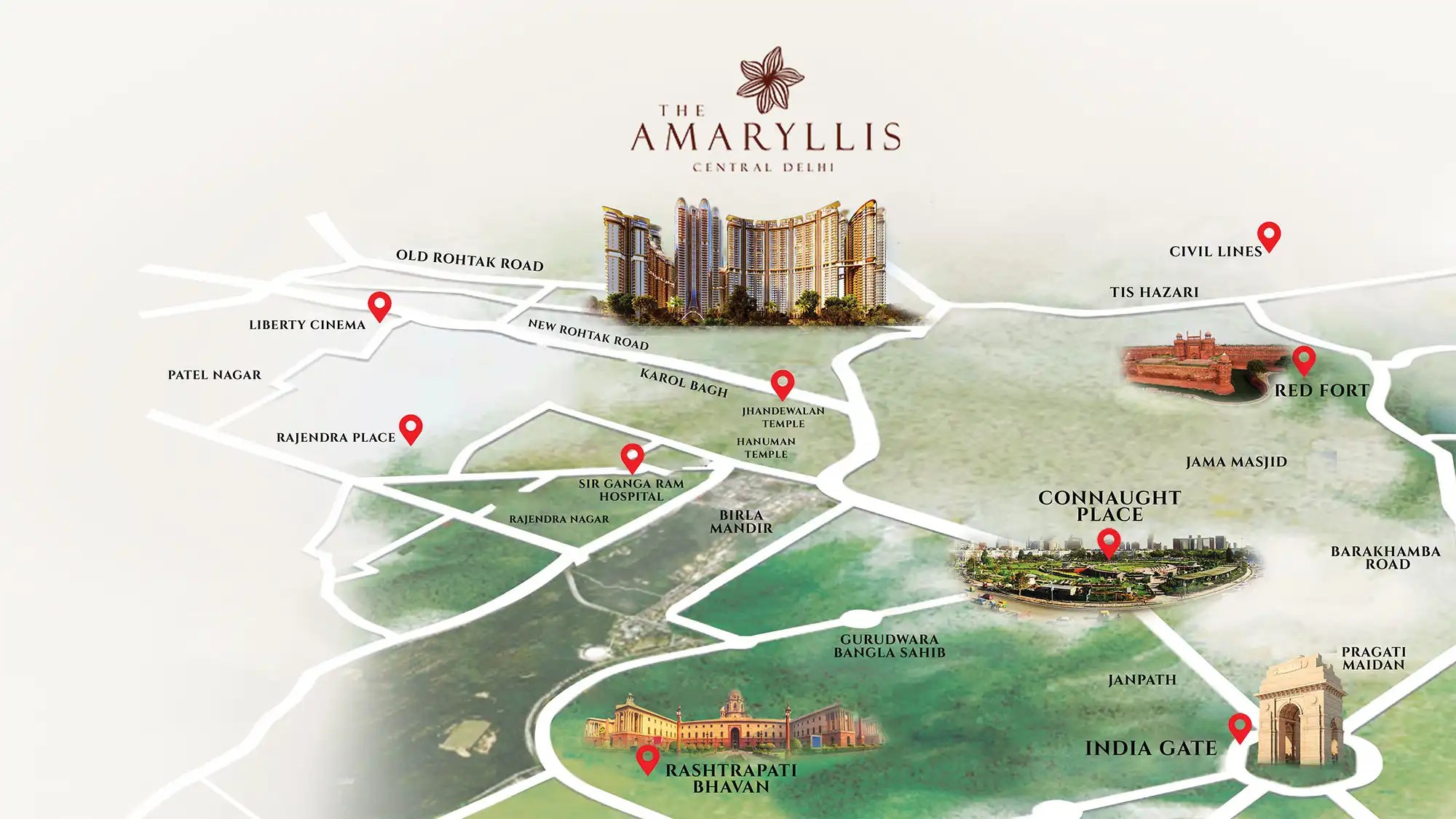 Luxury Residential Apartments in Central Delhi The Amaryllis by Unity