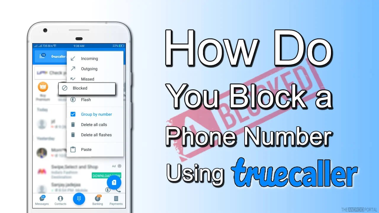 How To Block Calls on Android using Truecaller