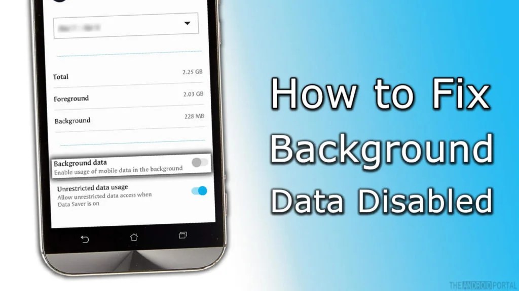 How to Enable Background Data on Any Android Smartphones