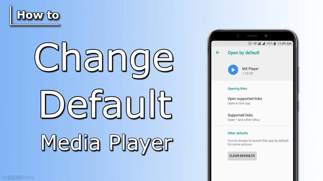 How To Change Default Media Player on Android TheAndroidPortal