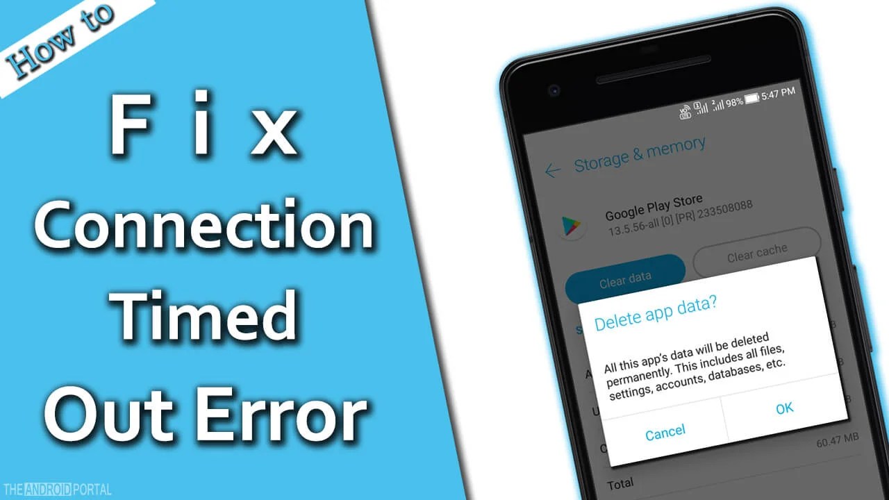 [Solved] How to Fix Connection Timed Out Error on Play Store