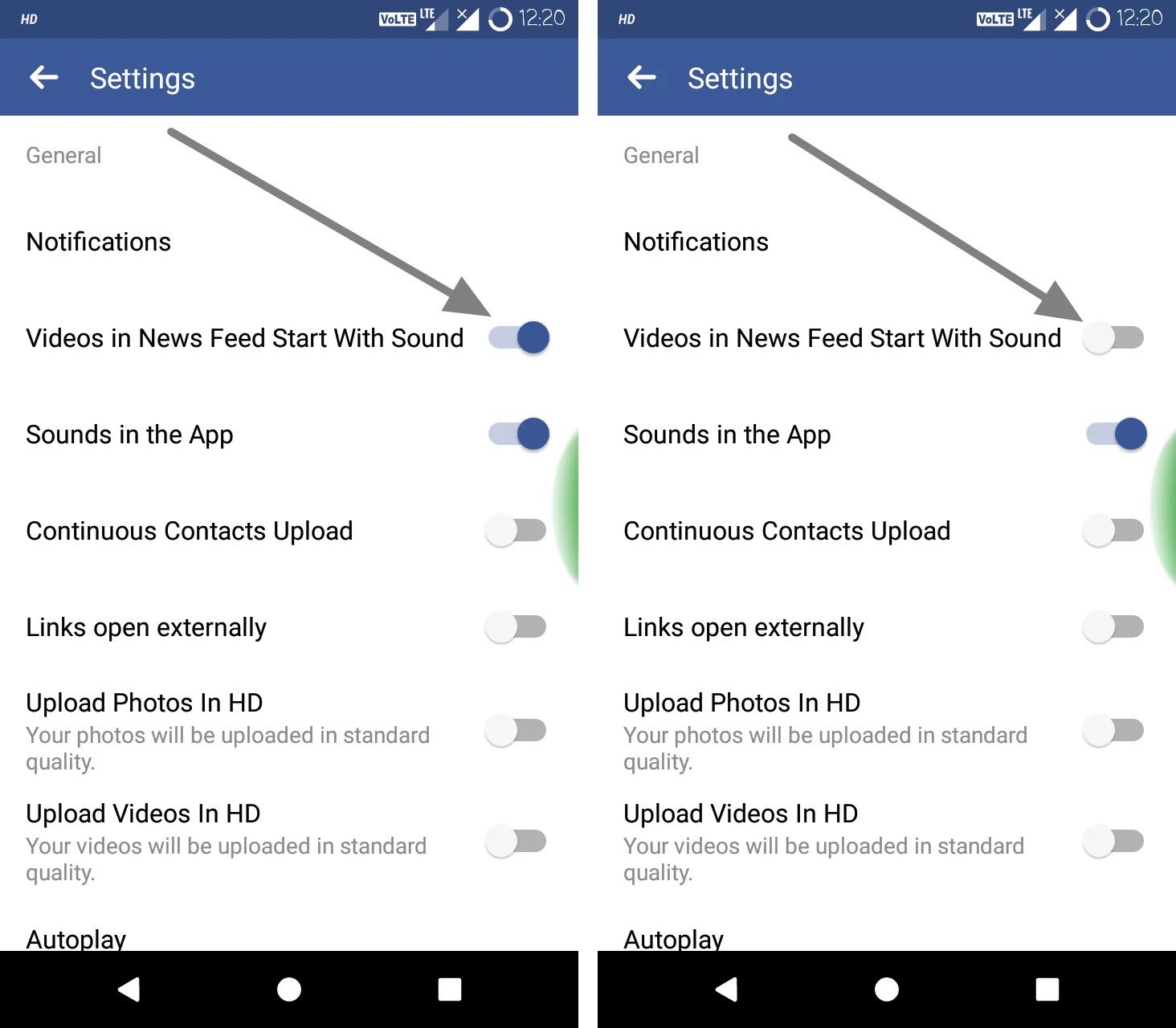Disable In AutoPlay Videos In Facebook Feed On Android TheAndroidPortal