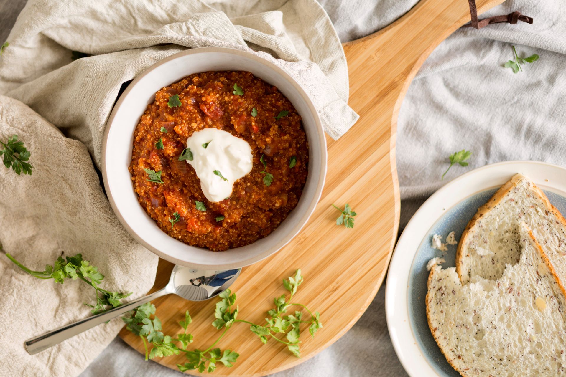 The 20 Minute Tomato & Quinoa Soup Recipe The Anna Edit