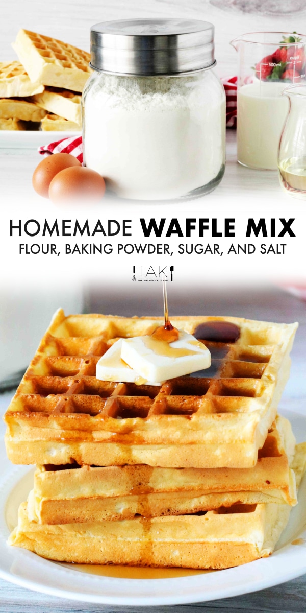 Homemade Waffle Mix Your New Pantry Staple The Anthony Kitchen