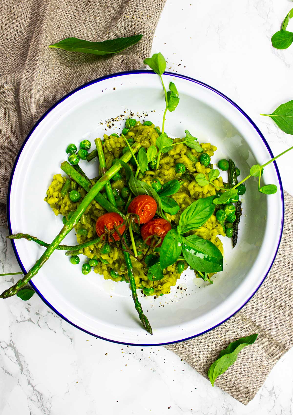 Green Risotto Recipe with Peas and Asparagus The AntiCancer Kitchen