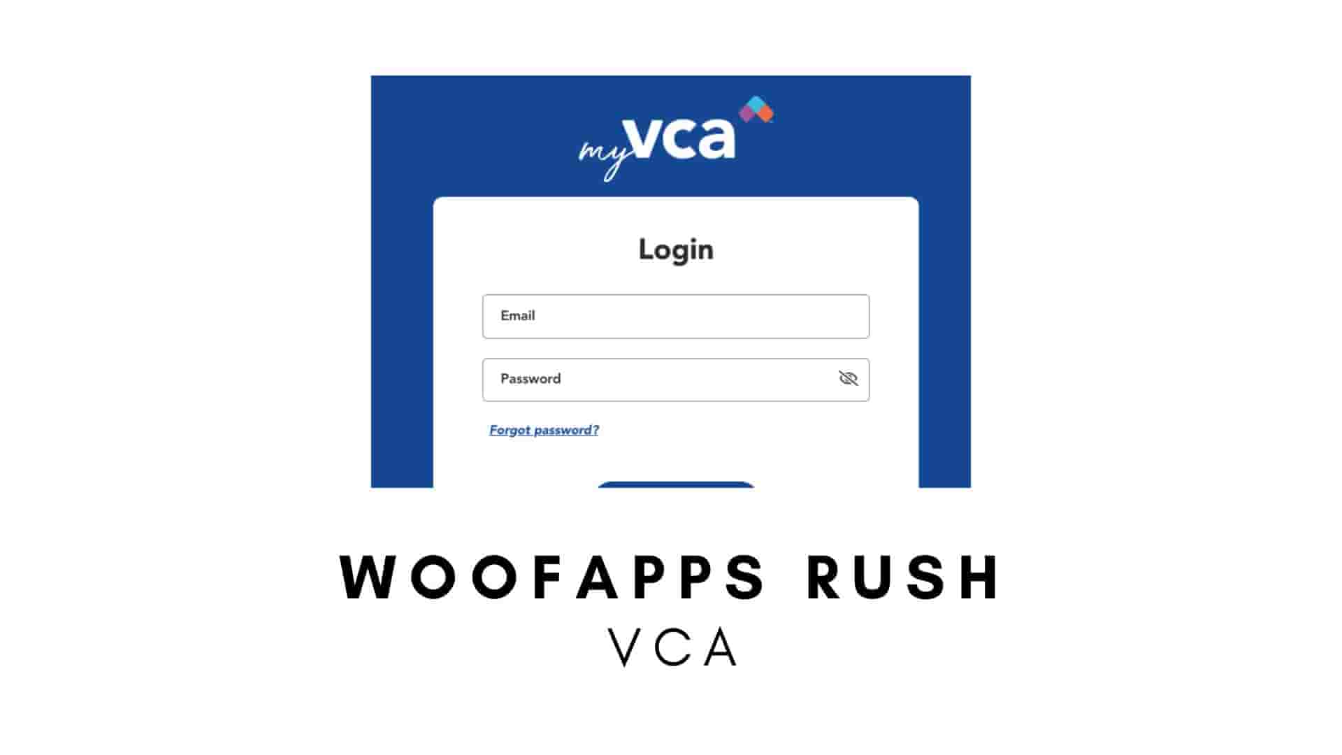 Woofapps VCA Login Portals TheAppFlow