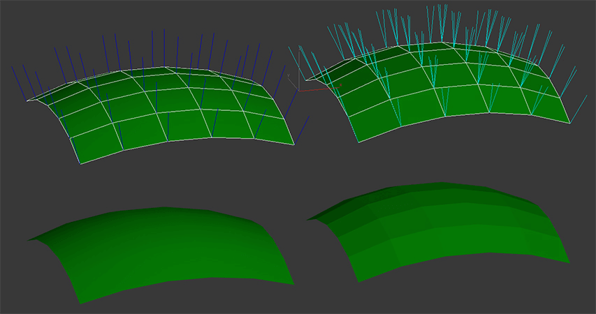 Direction of Normals in Maya Demo