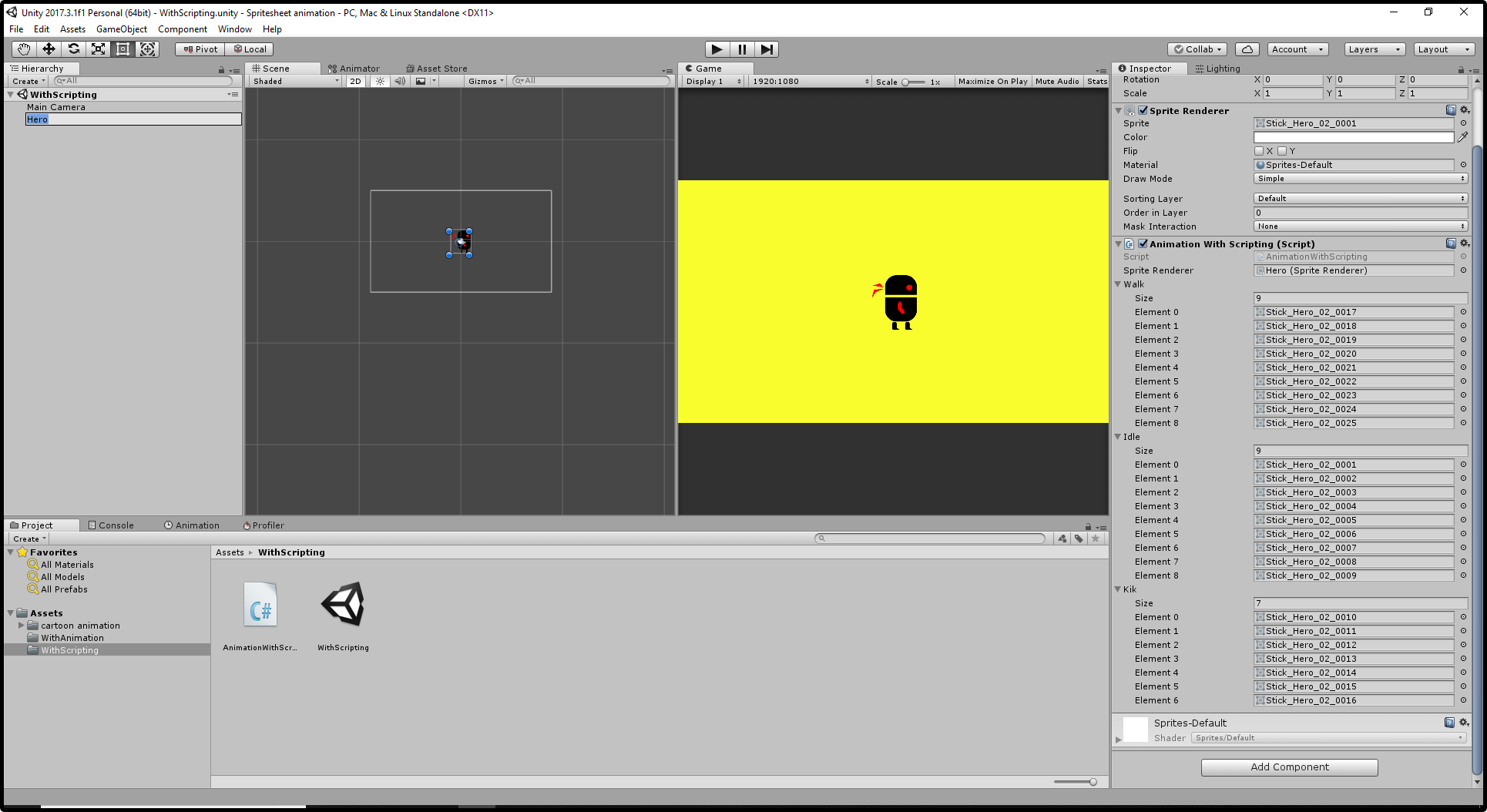 Multiple ways of doing sprite sheet animation in Unity3D