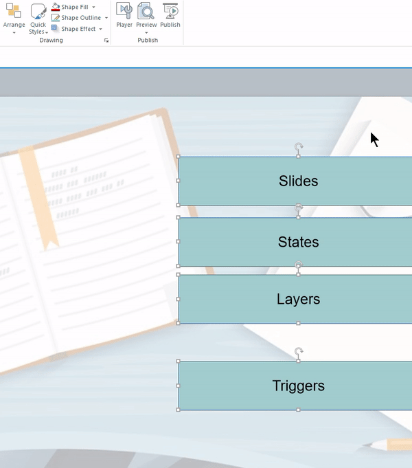 How Can I Distribute Items Evenly Across the Slide?
