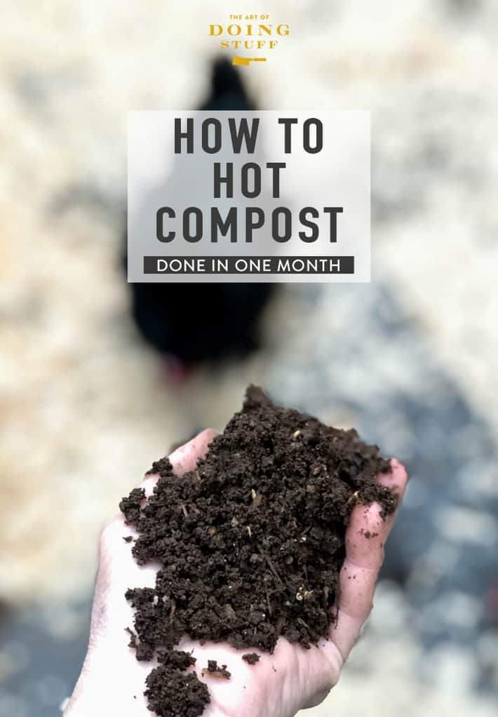 Hot composting. The fastest way to produce compost.