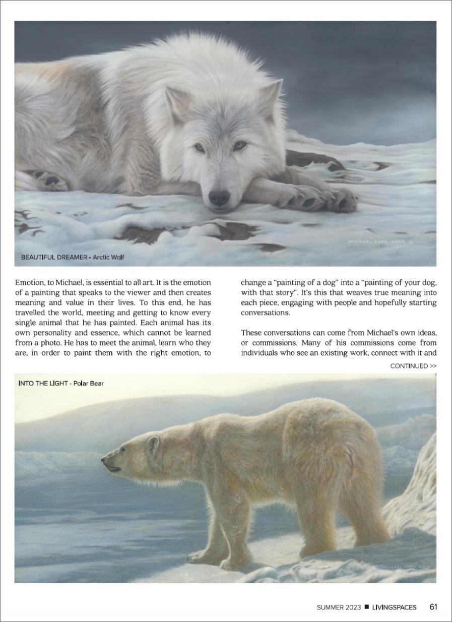 Canadian Wildlife Artist Michael Pape Biography Exclusive Paintings