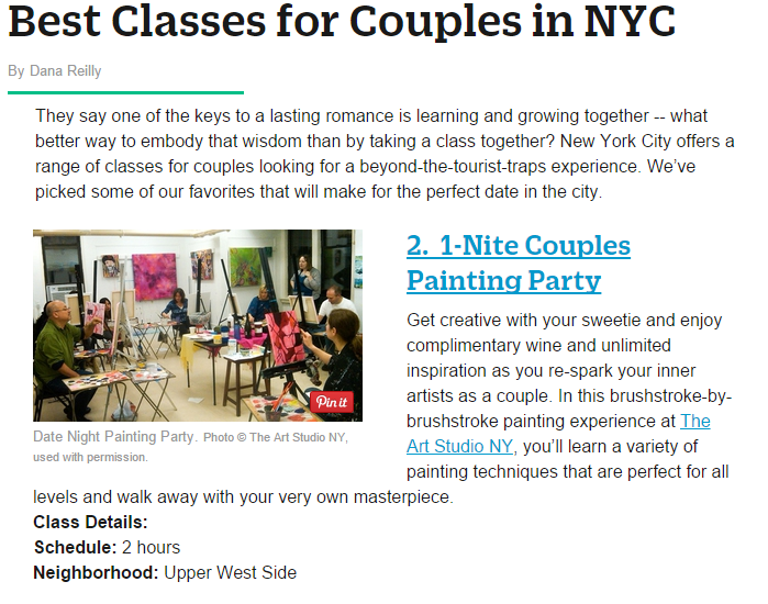 Article The Art Studio NY The Art Studio NY