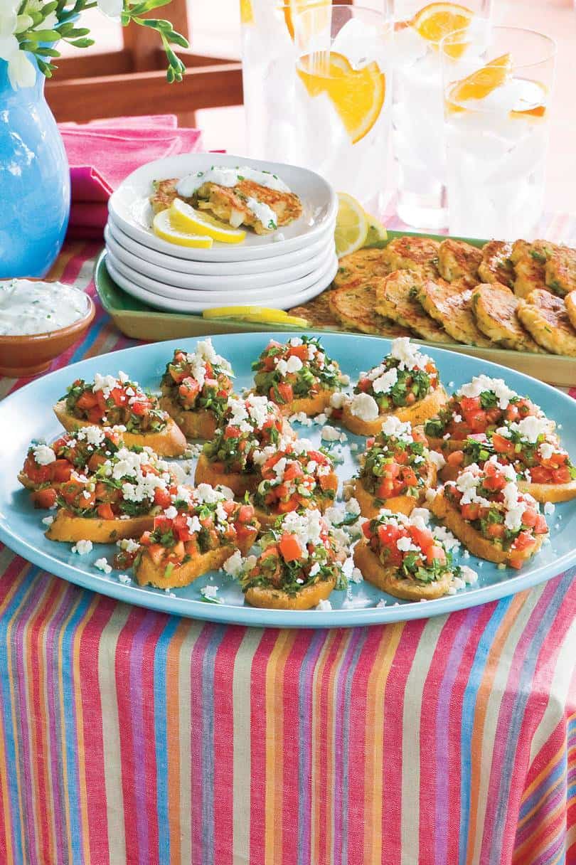 Weekend Menu "Girls Night In" Fast & Simple Appetizer Recipe Roundup The Aspiring Home
